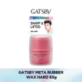 Gatsby Meta Rubber Wax Hard (Creates Long Lasting Sharp And Lifted Hairstyles That Blends Easily With Your Hair) 65g