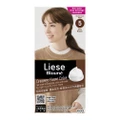 Liese Blaune Creamy Foam Color Chic Brown (Easy Foam Format And Even Gray Hair Coverage With A Non Drip Foam Formula) 108ml