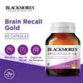 Blackmores Brain Recall Gold Capsule (Support Brain & Cognitive Function) 60s