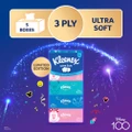 Kleenex Limted Edition Disney 100 3ply Ultra Soft Facial Tissue Box A 90s X 5 Boxes (Per Pack)