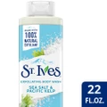 St Ives Exfoliating Body Wash Sea Salt And Pacific Kelp (100% Natural Exfoliating Walnut Shell, Sea Salt And Kelp Extracts) 650ml