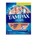 Tampax Pearl Plastic Super Plus Absorbency Unscented Tampons 18s