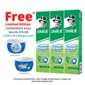 Darlie Double Action Enamel Protect Strong Mint Toothpaste Promo Packset Consists 200g X 3s + Free Limitd Edition Doraemon Bowl 1s (*Designs Issued At Random)