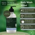 Wash Wild Body Wash (Antibacterial, Kills 99.9% Of Germs Naturally) 300ml