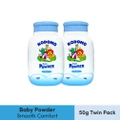 Kodomo Baby Powder Twinpack Smooth Comfort (Keep Babies Smelling Fresh And Fragrant All Day Long) 50g X 2s