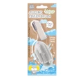 Jack N Jill Stage 1 Silicone Fingerbrush (With Case, Suitable For Approx. 6 - 12 Months, Double Sided To Gently Clean And Soothe Little Teeth And Gums) 2s