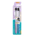 Watsons Super Dense Petal Soft Charcoal Toothbrush (Ultra Soft, Extra Foamy Clean, 99% Anti Bacterial) 2s