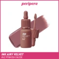 Peripera Ink Velvet (42 Pinkish Nude), Soft, Smooth, Velvety Lips, Long Lasting, Infused With Jojoba Oil, Hyaluronic Acid And Marine Collagen To Moisturize Lips 4g