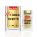 Kordel's Red Ginseng + Quercetin Vegetal Capsules (Natural Health Booster, Regulate Qi, Fight Off Fatigue, Restore Vitality, Promote Good Blood Circulation, Powerful Antioxidants, Strengthen Immune Responses, Promote Both Cardiovascular And Respiratory Health) 60s