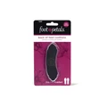 Foot Petals Back Of Heel Cushions With Extra Cushion (Keep Heels From Slipping In And Out Of Shoes, Reducing Blisters And Ankle Chaff) Black, 1 Pair
