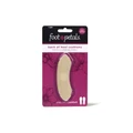Foot Petals Back Of Heel Cushions With Extra Cushion (Keep Heels From Slipping In And Out Of Shoes, Reducing Blisters And Ankle Chaff) Khaki, 1 Pair