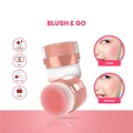 Hanasui Perfect Cheek Blush & Go Powder (01 Pink) Gives A Sweet And Cute Impression. Suitable For A Natural Make Up 2.5g