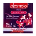 Okamotoâ® Orchid Ultra Thin Condom 3s