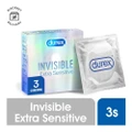 Durex Invisible Extra Sensitive Condoms 3s