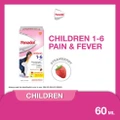 Panadol Suspension Strawberry Flavour For Children (For 1yr To 6yr Old + Relieve Fever + Pain) 60ml