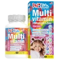 Pnkids Multivitamin + Minerals Gummies For Kids Girls (Support Immunity Growth & Development) 60s