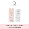 Dolly Wink Salon Eye Lash No.1 (Suitable For Daily Usage, Reusable) 2s