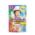 Mamypoko Swimming Pants Size L For Girl Pink Pikachu (Does Not Swell In Water + Prevent Stool Leak) 3s