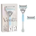 Gillette Venus For Pubic Hair And Skin Women's Razor Handle + 2 Blade Refills (Help Protect Pubic Skin From Shave Irritation)