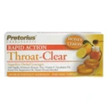 Pretorius Throat Clear Honey & Lemon 20s