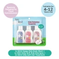 Bzu Bzu Kids Toiletries Travel Kit (Happy Kids Body Wash+Silky Soft Hair Treatment +Silky Soft Kids Shampoo) 50ml X 3s
