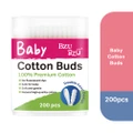 Bzu Bzu Baby Cotton Buds (Cotton Tip Is Soft And Gentle For Use On Delicate Skin) 200s