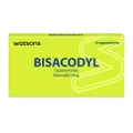 Watsons Bisacodyl Suppositories Bisacodyl 5mg 6s