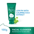 Senka Perfect Whip Gentle Calming Cica Low Ph Beauty Cleansing Foam (Gentle On Sensitive Skin, Calms Irritation) 100g