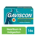 Gaviscon Chewable Tablet Peppermint (For Fast Relief Of Heartburn & Indigestion) 16s
