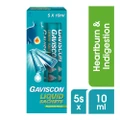 Gaviscon Liquid Sachet Peppermint (For Fast Relief Of Heartburn And Indigestion) 10ml X 5s
