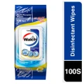 Walch Multi-purpose Disinfectant Wipes Lemon (Kills 99.9% Germs + Quick & Convenient Cleaning) 100s