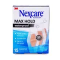 Nexcareâ¢ Max Hold Bandage Plaster Waterproof Assorted (Holds Up To 48hr + Seals Out Water, Dirt & Germ) 15s
