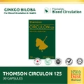 Thomson Circulon 125 Capsule (High Strength Activated Ginkgo Extract To Increase Energy & Improve Memory) 30s