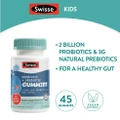 Swisse Kids Probiotic + Prebiotic Gummies Natural Raspberry Flavour 45s