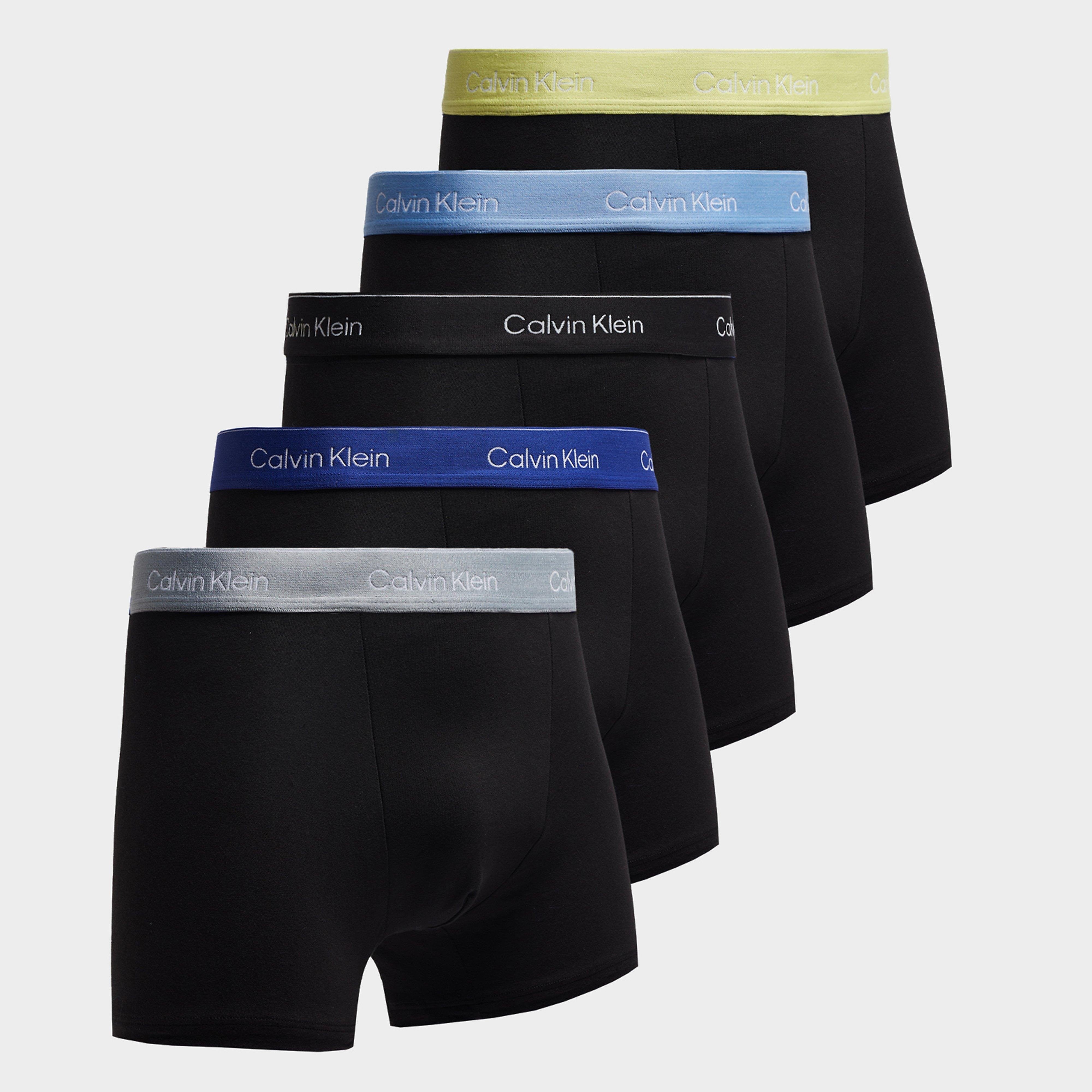 Calvin Klein Underwear 5-Pack Icon Trunks - Black