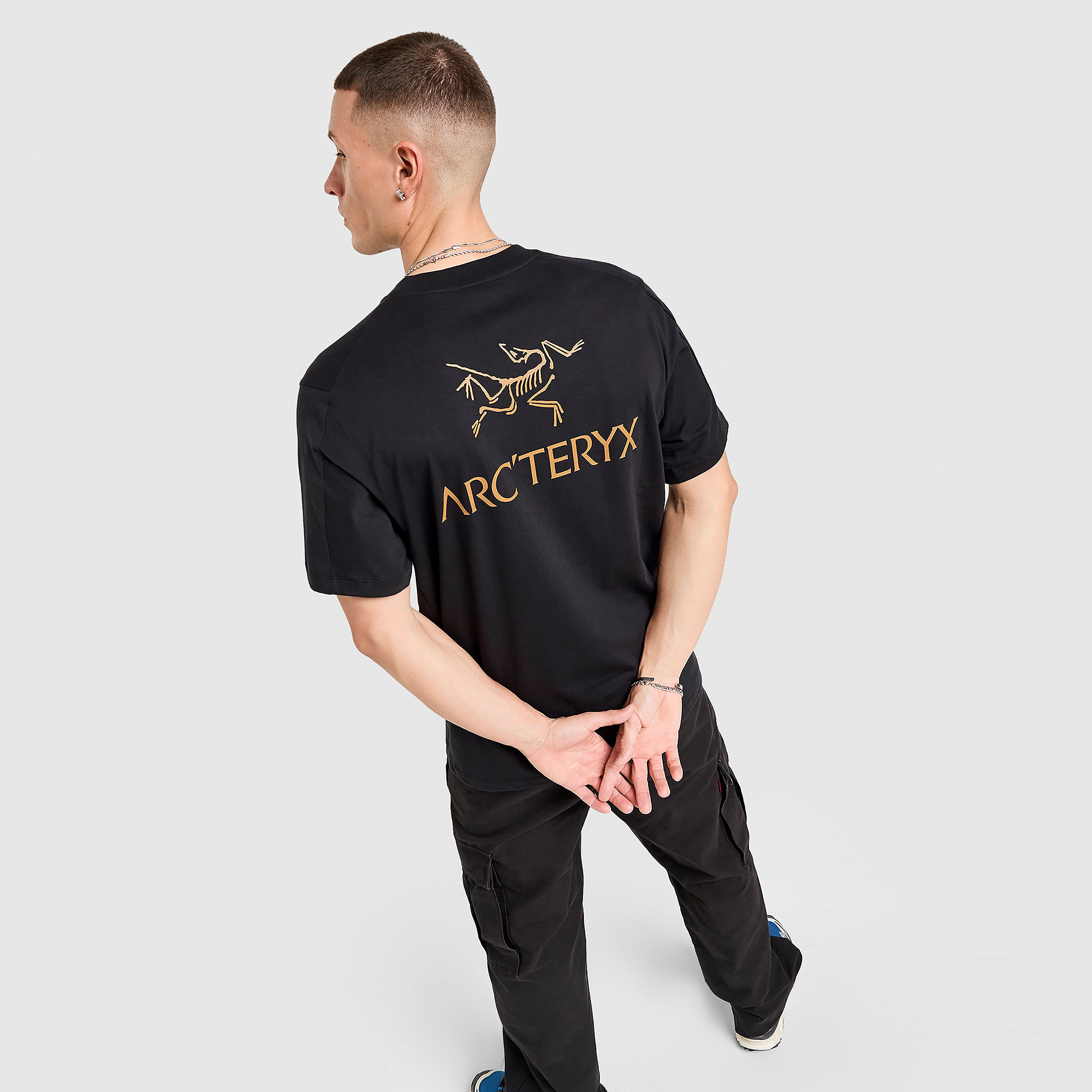 Arc'teryx Kragg SL Cotton Bird Word Shirt SS - Black