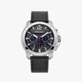 นาฬิกาข้อมือ Police WEISEN สายหนังสีดำ รุ่น PL-15724JS/02 สีดำ