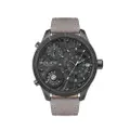 นาฬิกาข้อมือผู้ชาย Police Multifunction BUSHMASTER grey leather รุ่น PL-15662XSQS/02