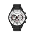 นาฬิกาข้อมือผู้ชาย Police Multifunction CONTROLLER black stainless steel watch รุ่น PL-15412JSB/04M