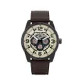 นาฬิกาข้อมือผู้ชาย Police Multifunction LAWRENCE dark brown leather watch รุ่น PL-15663JSU/14