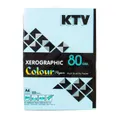 กระดาษสีถ่ายเอกสาร A4 80 แกรม ฟ้า (500แผ่น) KTV
