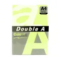 กระดาษการ์ดสี A4 120แกรม เขียว(แพ็ค50แผ่น) Double A