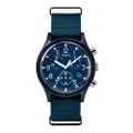 Timex TW2R67600 MK1 Aluminum Chronograph นาฬิกาข้อมือผู้ชาย สีน้ำเงิน
