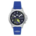 Lacoste Analogue Multifunction นาฬิกาข้อมือผู้ชายสายซีลีโคน LC2011205 สีฟ้า