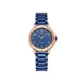 นาฬิกาข้อมือผู้หญิงแฟชั่น รุ่น NF5021 D สีน้ำเงิน สายสแตนเลสสตีล กันน้ำ ระบบอนาล็อก