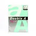 กระดาษสีถ่ายเอกสาร A4 80แกรม เขียว(100แผ่น) Double A