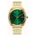 NXA0451919-00 Time Teller นาฬิกาข้อมือผู้ชาย สายสแตนเลส สีทอง หน้าปัดสีเขียว