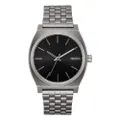 NXA0455084-00 Time Teller นาฬิกาข้อมือผู้ชาย สายสแตนเลส สีเทา หน้าปัดสีดำ