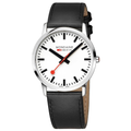 นาฬิกา SIMPLY ELEGANT 40mm, black leather watch, A638.30350.11SBO