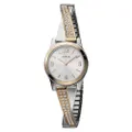 TW2V69700 Semi-Bangle with Crystal นาฬิกาข้อมือผู้หญิง สีเงิน/ทอง
